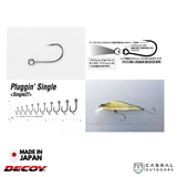 Owner Pro Dragonfly Single Hooks - No. 8 Size, Deca Pack (10 Pack) For Sweetfish