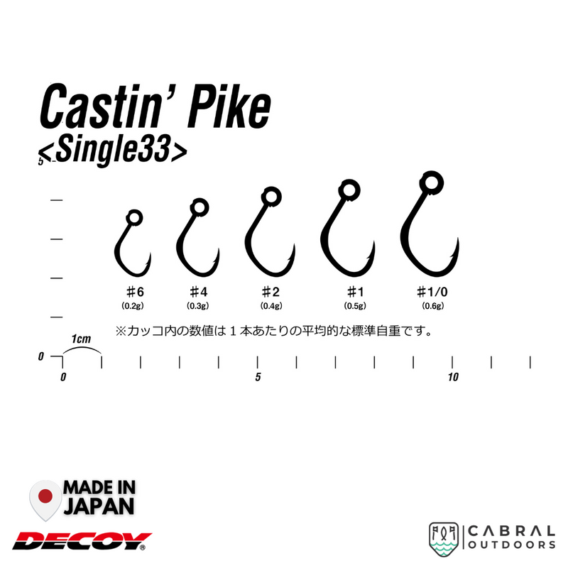 Decoy Single 33 Castin Pike  | #6-#1/0