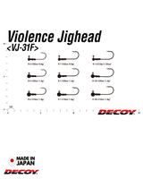 Decoy VJ-31F Violence Jighead  | #1/0