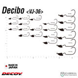 Decoy VJ-36 Decibo Jighead | #1-#3/0 | 5g-11g