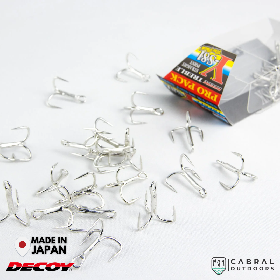 Decoy Y-S81P Pro Pack Treble Hook | #6-#1/0 | Bulk Qty
