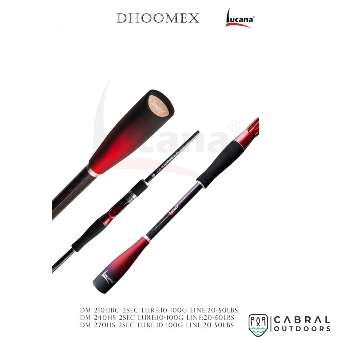 Lucana Dhoomexx Carbon Technology  7ft-9ft Rod