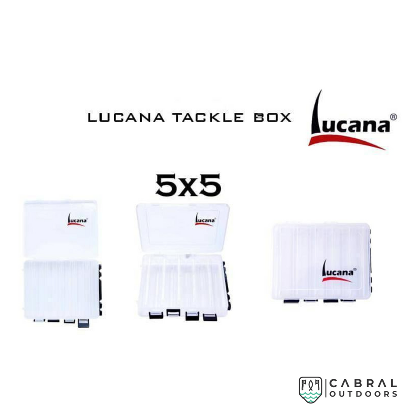 Lucana Double Sided 10 Compartment Tackle Box