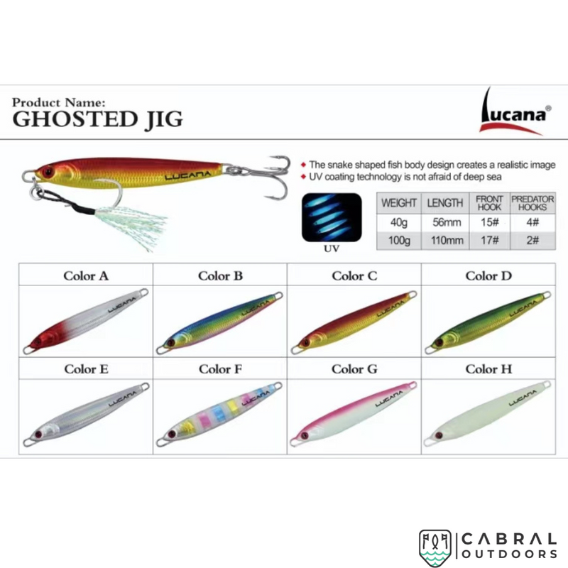 Lucana Ghosted Jig | 40-100g