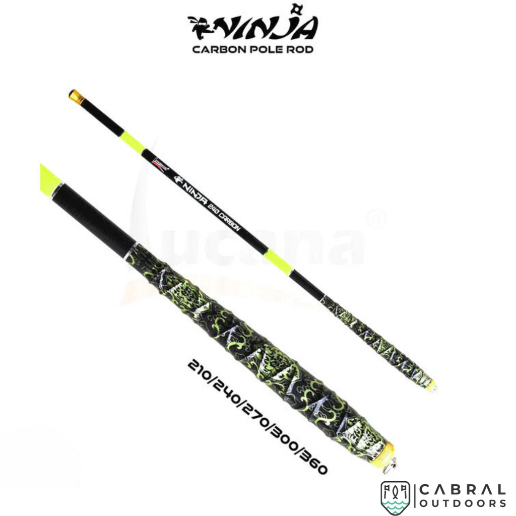 Lucana Ninja Carbon Pole Rod Cabral Outdoors 540
