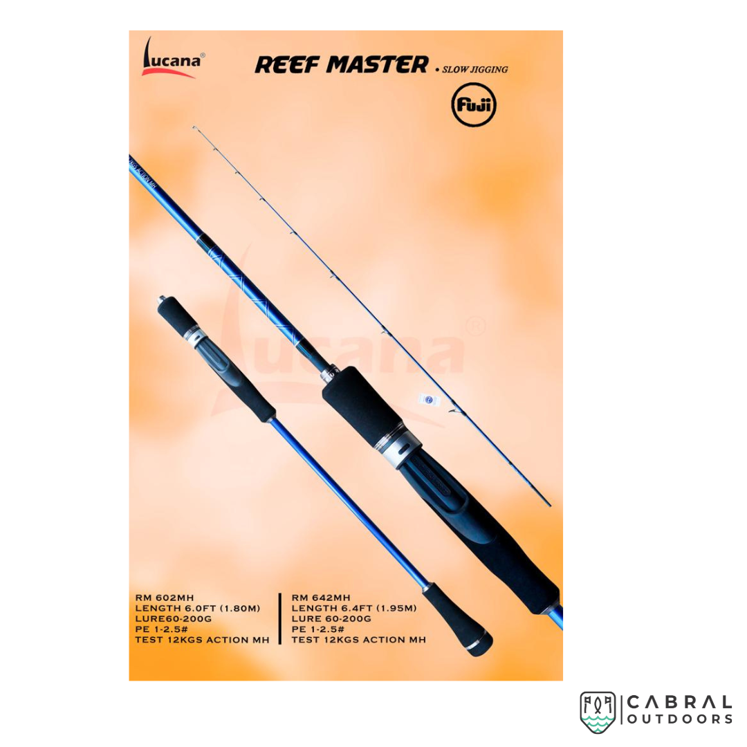 Lucana Reef Master Slow Jigging Rod | 6-6.4ft – Cabral Outdoors