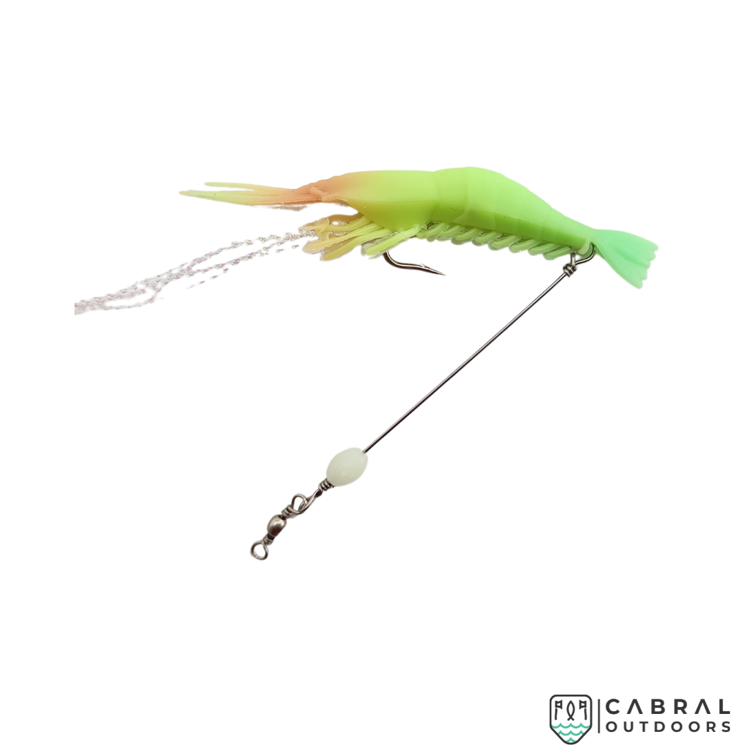 Lucana Soft Shrimp Lure With Leader Cord | 3pcs/pk  Shrimp  Lucana  Cabral Outdoors  