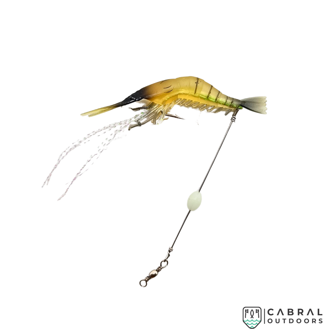 Lucana Soft Shrimp Lure With Leader Cord | 3pcs/pk  Shrimp  Lucana  Cabral Outdoors  