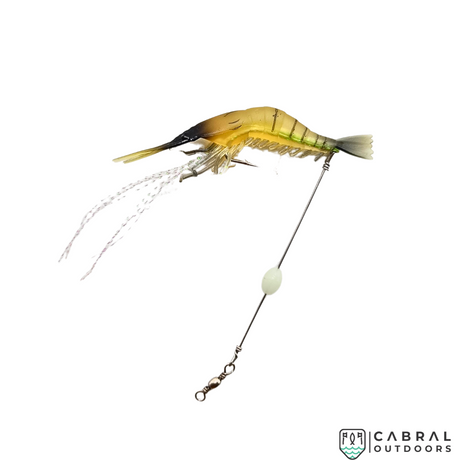 Lucana Soft Shrimp Lure With Leader Cord | 3pcs/pk  Shrimp  Lucana  Cabral Outdoors  