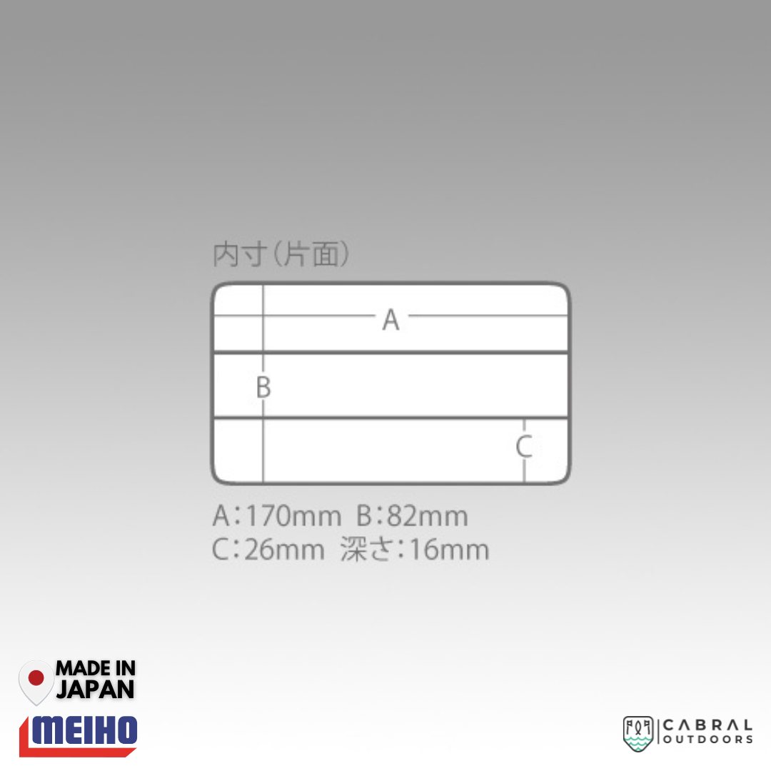 Meiho Rungun Case 1010W | 30 Compartments Tackle Box