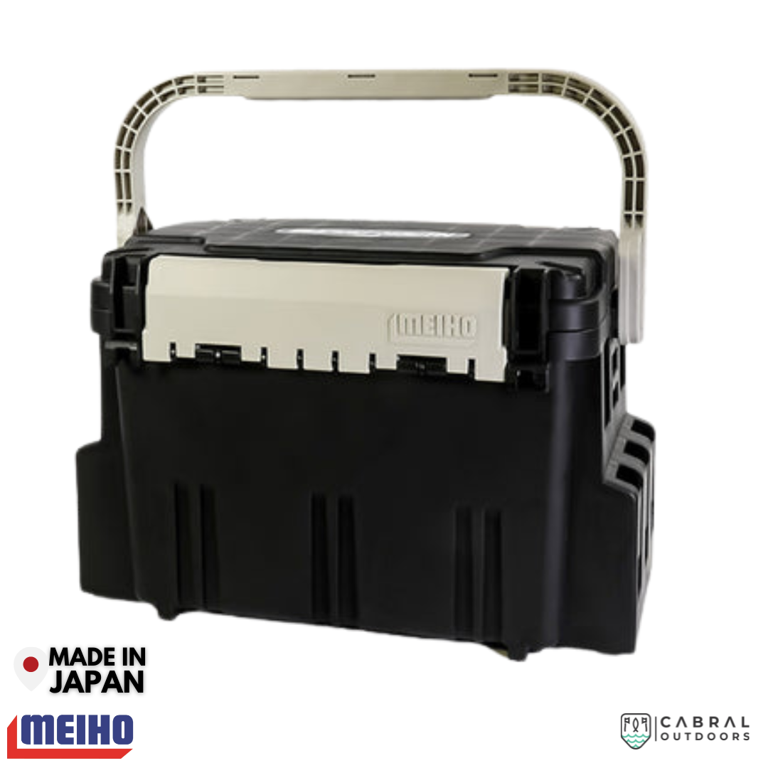 Meiho Bucket Mouth 5000 Tackle Box | Black