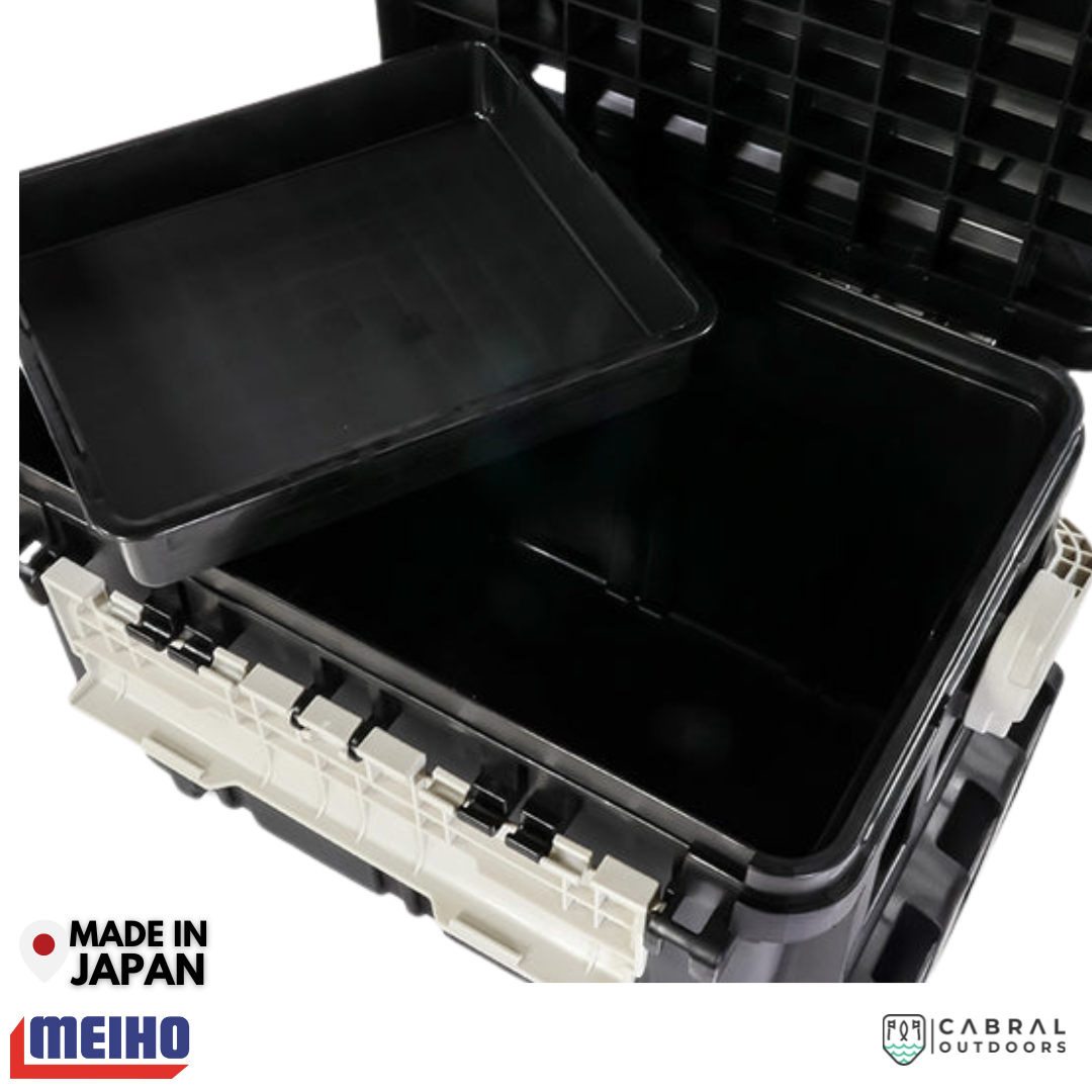 Meiho Bucket Mouth 5000 Tackle Box | Black