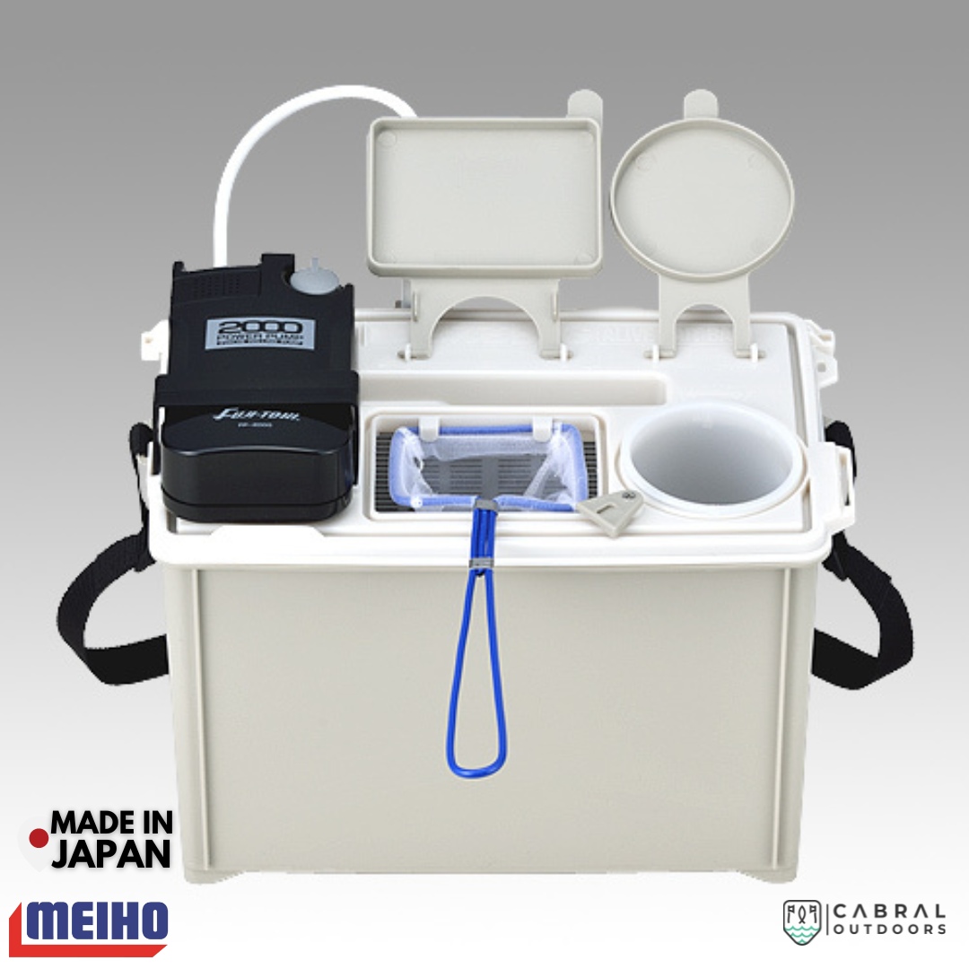 Meiho Ikiesa Bag Live Bait Box  Live Bait Box  Meiho  Cabral Outdoors  