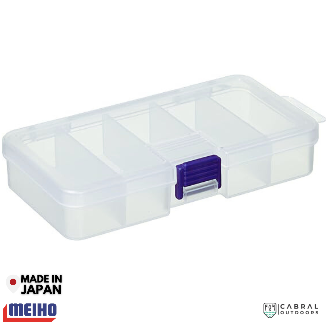 Meiho Lure Case M | 5 Compartments Tackle Box