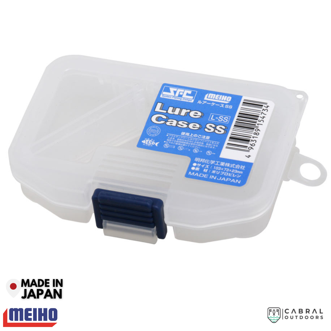 Meiho Lure Case SS | 4 Compartments Tackle Box  Tackle Box  Meiho  Cabral Outdoors  