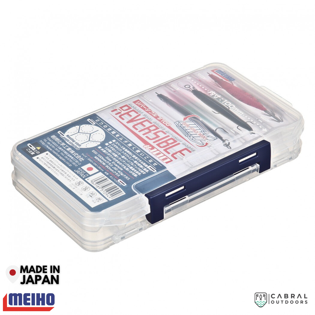 Meiho Reversible 100 | 14 Compartments Tackle Box