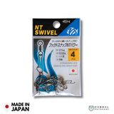 NT Power Swivel with Stainless Steel Hooked Snaps | Size: 1-1/0  Snap and Swivel  NT Swivel  Cabral Outdoors  