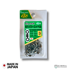 NT Power Swivel (big pack) | Size: 1-2/0  Swivel  NT Swivel  Cabral Outdoors  