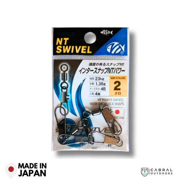 NT Power Swivel with Interlock Snaps | Size: 2 and 4