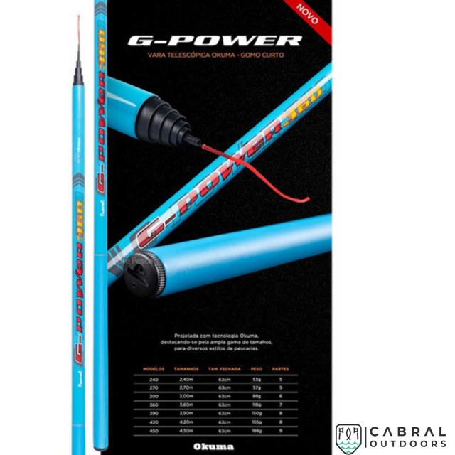 Okuma G-Power 10ft-15ft Travel Pole Rod – Cabral Outdoors