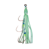 Luminous Soft Octopus Squid Skirts Jig Hook Saltwater Rubber Skirt| Size-2/0-4/0