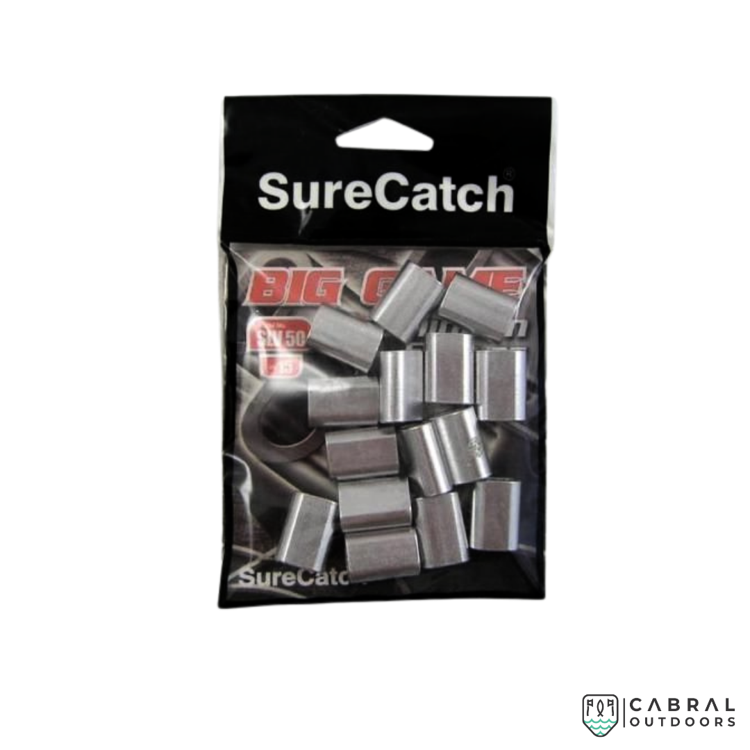 Sure Catch Big Game Aluminium Sleeves | SLV28-SLV50