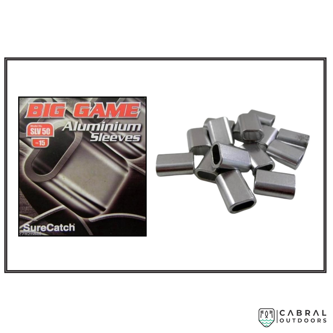 Sure Catch Big Game Aluminium Sleeves | SLV28-SLV50