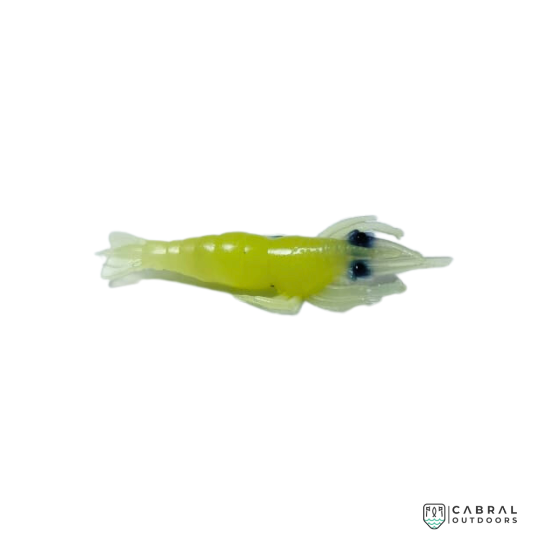 Lucana Shrimp Lures With Hook | 4cm | 50pcs