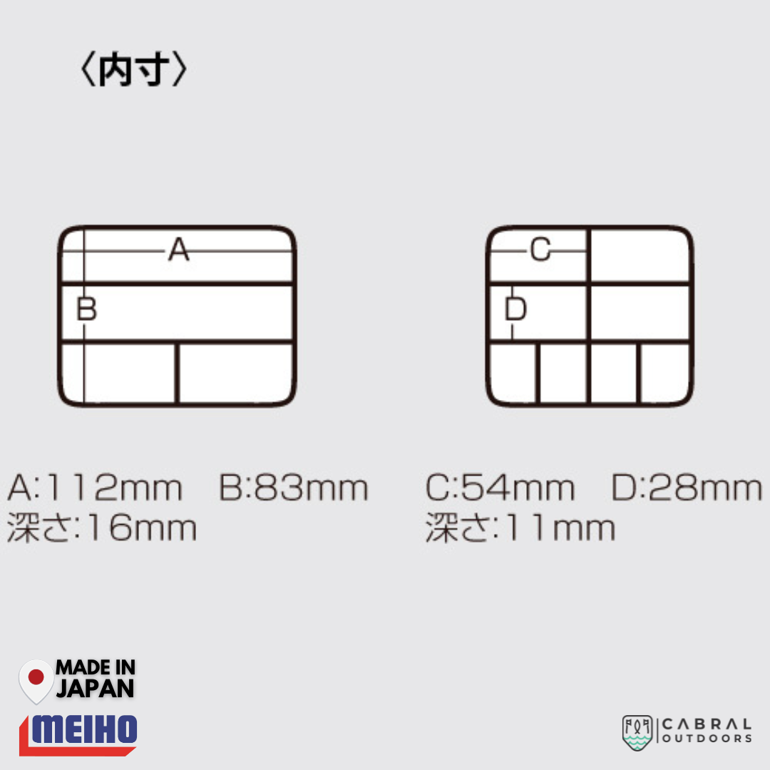 Meiho VS-320  Tackle Box  Meiho  Cabral Outdoors  