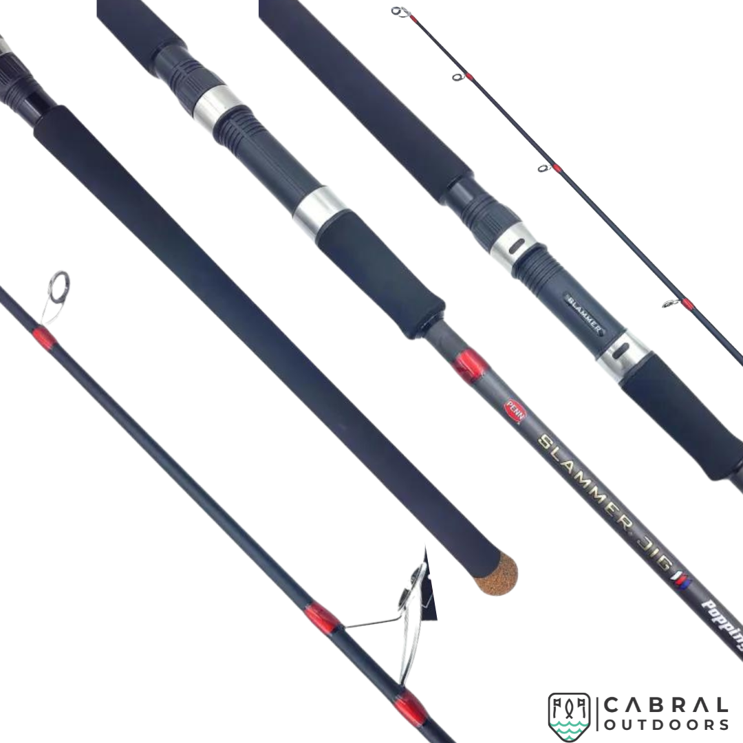 Penn Slammer 7ft-7.3ft Popping Rod  Jigging Rod  Penn  Cabral Outdoors  