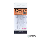 BKK Fangs 62 UA Treble Hook  | Size 3 - 6 |