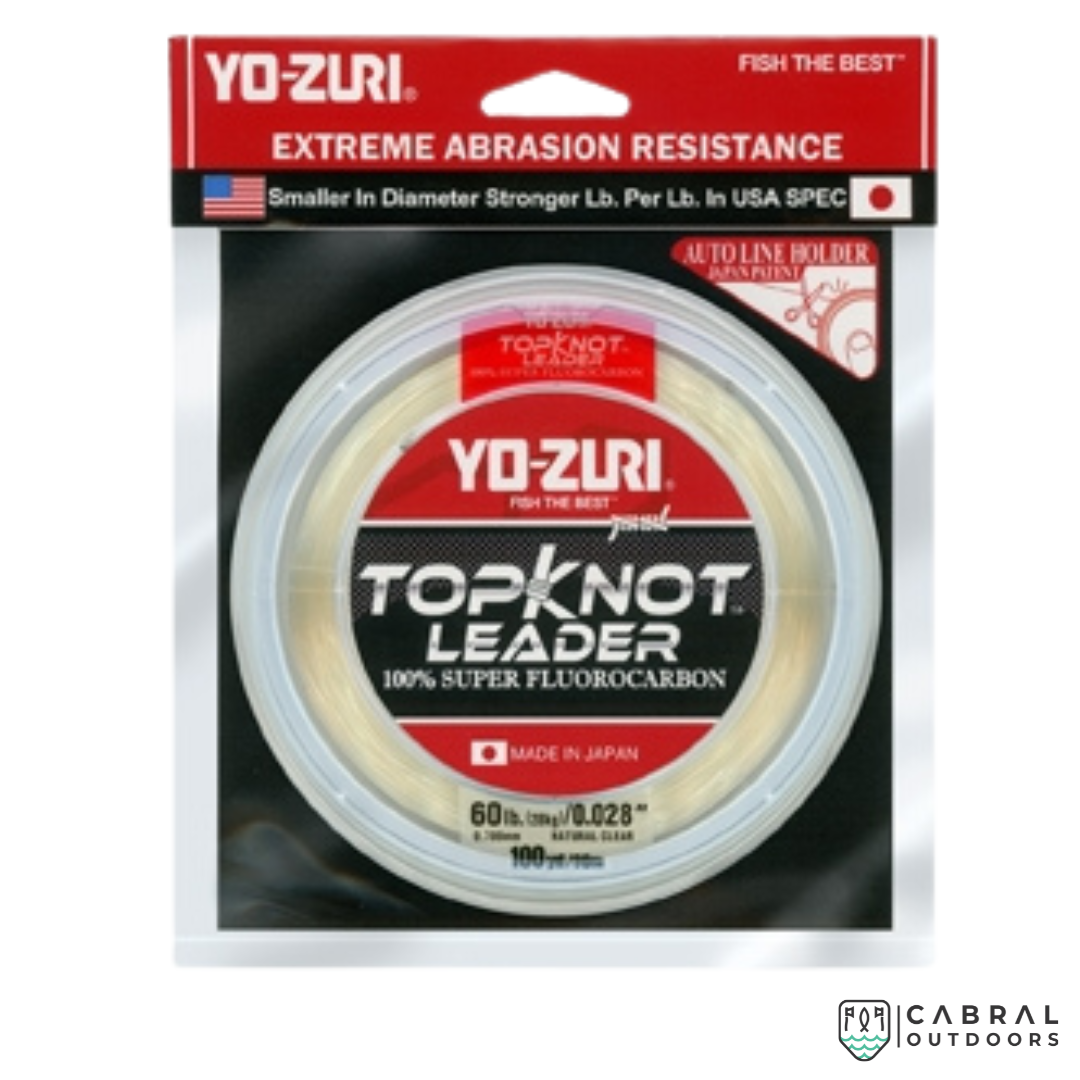 Yo-Zuri Topknot Fluorocarbon Leader | 27m |50lb-80lb  Braided Line  YO-ZURI  Cabral Outdoors  