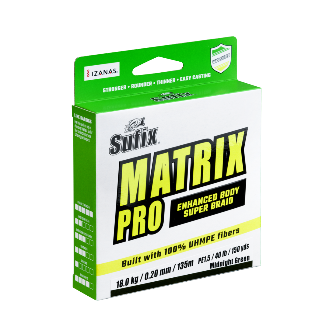 Sufix Matrix Pro 250M braid line  Braided Line  Sufix  Cabral Outdoors  