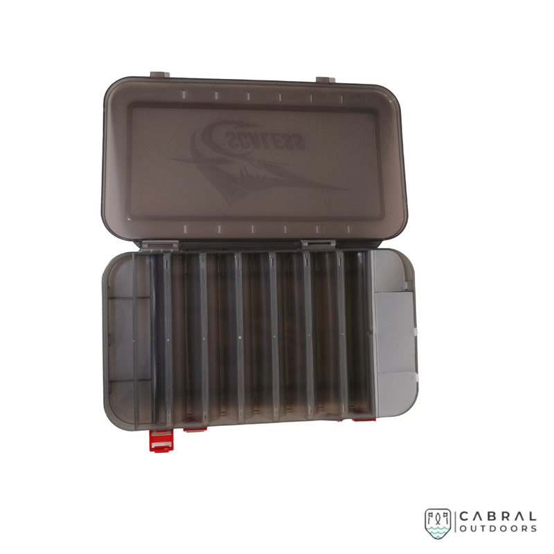 Scaless 14 Compartment Tackle Box with Hook Compartment