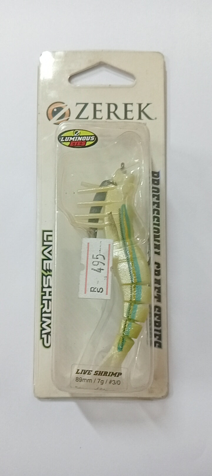 (Stock Clearance) Zerek Live Shrimp 89mm |  7g | #3/0.