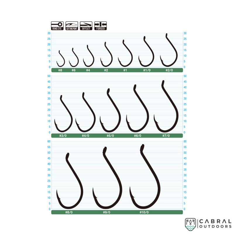 Owner 5111 SSW Cutting Point All Purpose Bait Hook | Size: 1-3/0