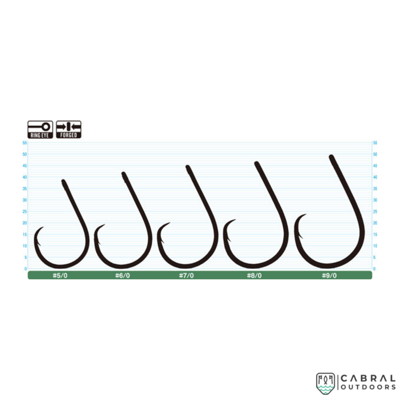 Owner 5179-151 SSW In-Line Circle Hook | Size : 5/0 | 7 pcs per pack  Hooks  Owner  Cabral Outdoors  