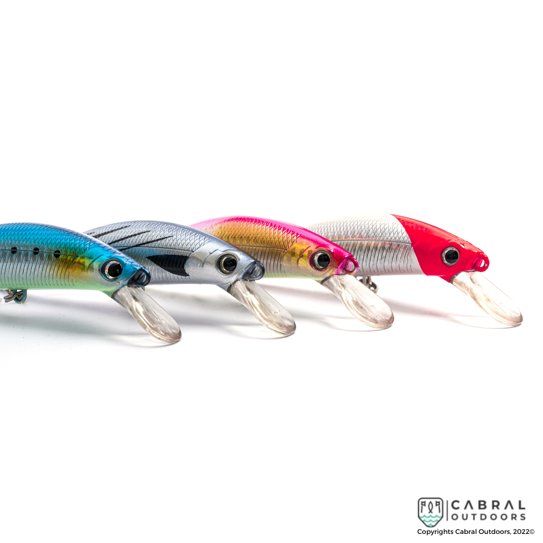 Prohunter Bluester Sinking Minnow | 120mm | 57g  Deep Diver  Prohunter  Cabral Outdoors  