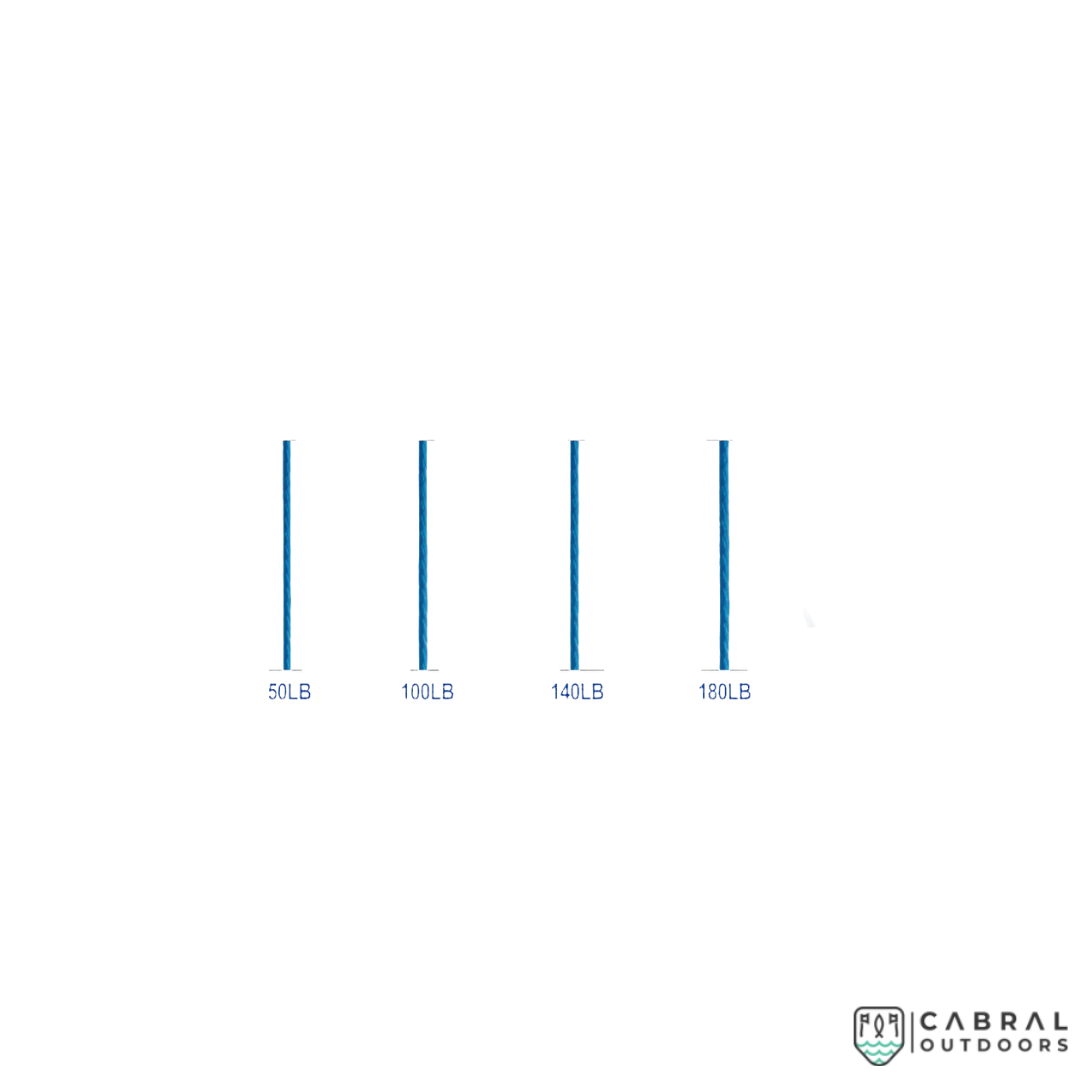 BKK Solid Core Assist Chord Braided Line  | Size:50-180lb | 4-5m  Braided Line  BKK  Cabral Outdoors  