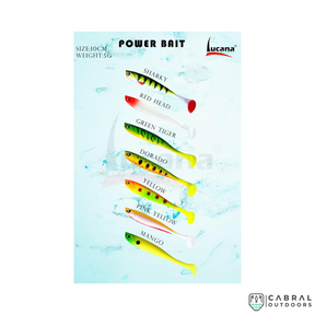 Lucana Power Bait | Size: 10cm  Paddle Tail  Lucana  Cabral Outdoors  