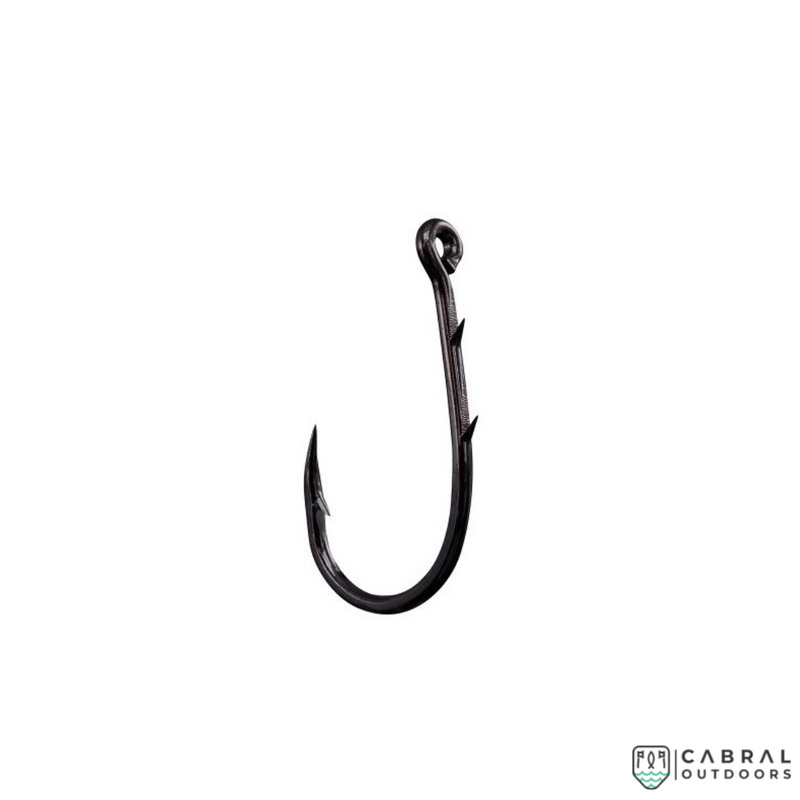 Mustad 10757 SP BN Chinu Hook Ringed Kirbed | Size-1-6 1