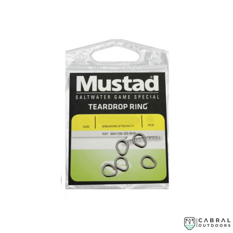 Mustad MA106 Teardrop Ring | Size: SS-L  Hooks  Mustad  Cabral Outdoors  