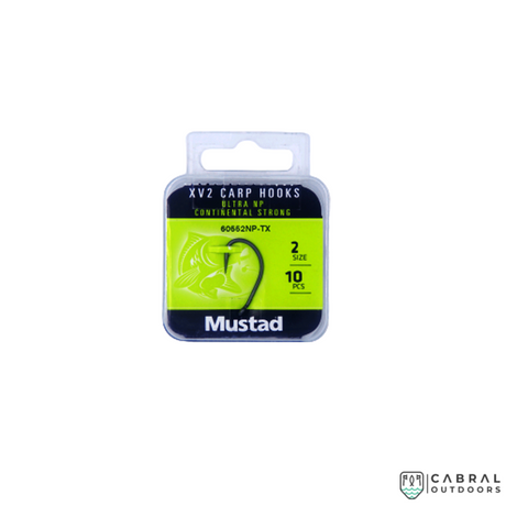 Mustad 60552NP-TX Continental Strong | Size: 10-1  Carp Hooks  Mustad  Cabral Outdoors  