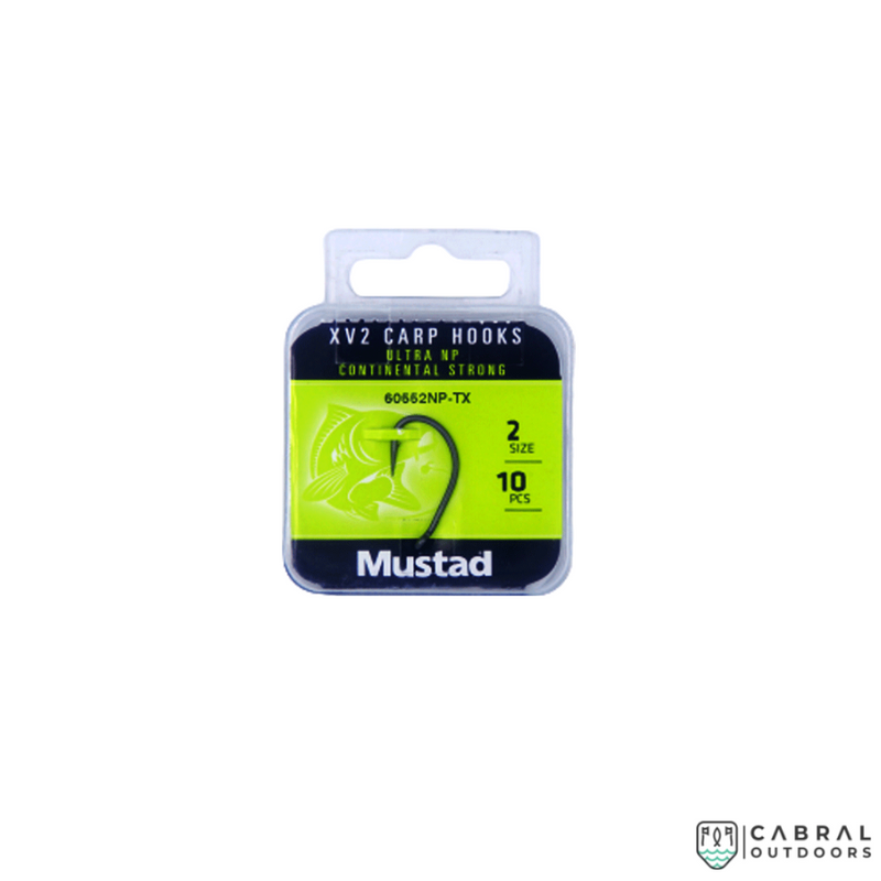 Mustad 60552NP-TX Continental Strong | Size: 10-1  Hooks  Mustad  Cabral Outdoors  
