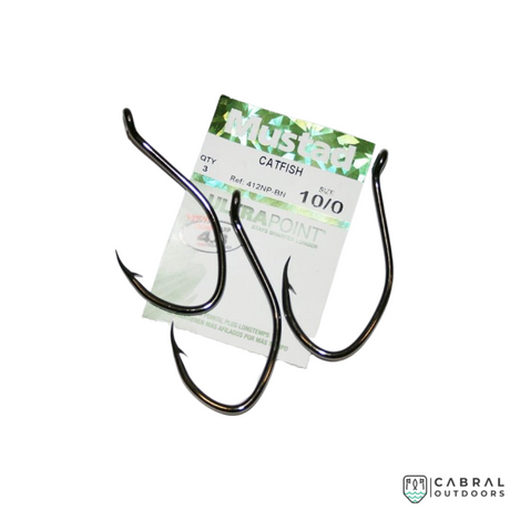 Mustad  412NP BN Barbarian Catfish UP Eye Ultrapoint | Size: 6/0-8/0  Hooks  Mustad  Cabral Outdoors  