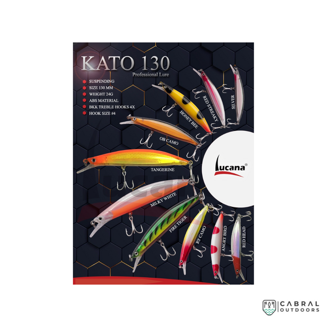 Lucana Kato 130 Hard Lure | 21-24g | 1pcs/pkt  Hard Lure  Lucana  Cabral Outdoors  