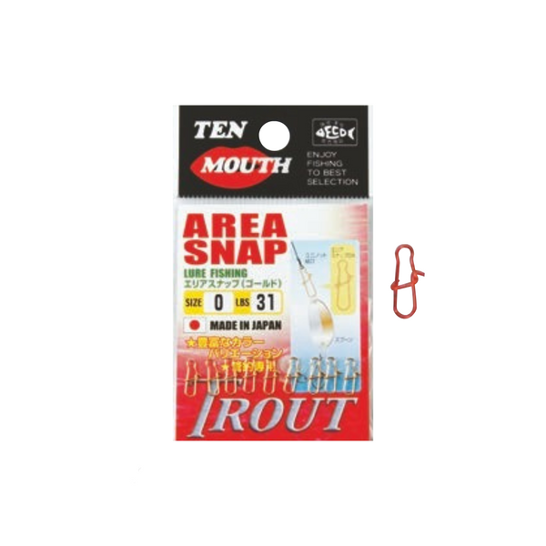 Ten Mouth NT Power Area Snap | #00-#0 | Red  Snap  Ten Mouth  Cabral Outdoors  
