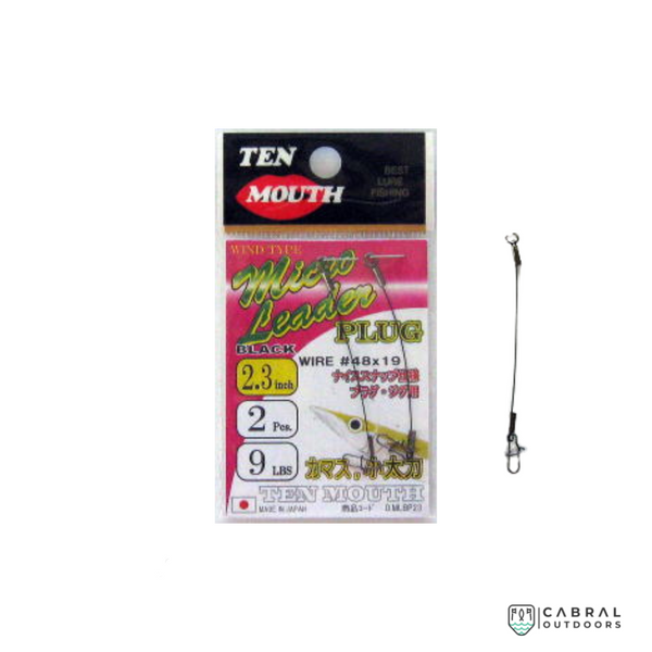 Ten Mouth Micro Leader Plug | Size : 2.3inch  Snap  Ten Mouth  Cabral Outdoors  