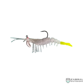 GFIN Crazy Shrimp | Pack of 2 | Size : 5 inch | 16g  Shrimp  GFIN  Cabral Outdoors  