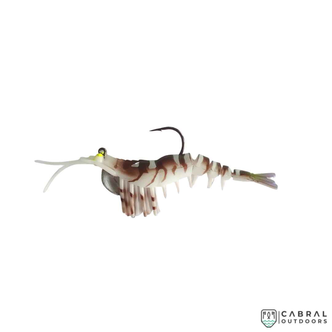 GFIN Crazy Shrimp | Pack of 2 | Size : 5 inch | 16g  Shrimp  GFIN  Cabral Outdoors  